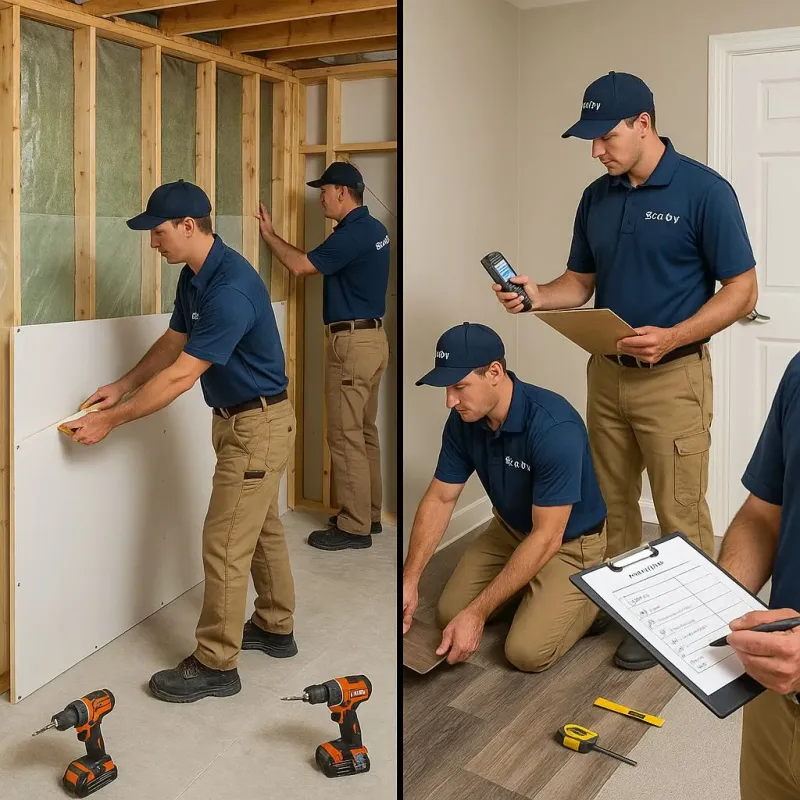 Repairs and Reconstruction process in Vernon, AL